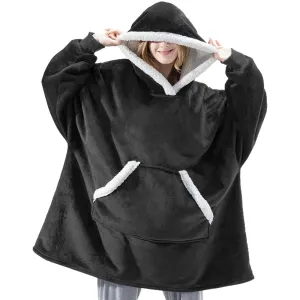 Oversized Hooded Blanket - Pink