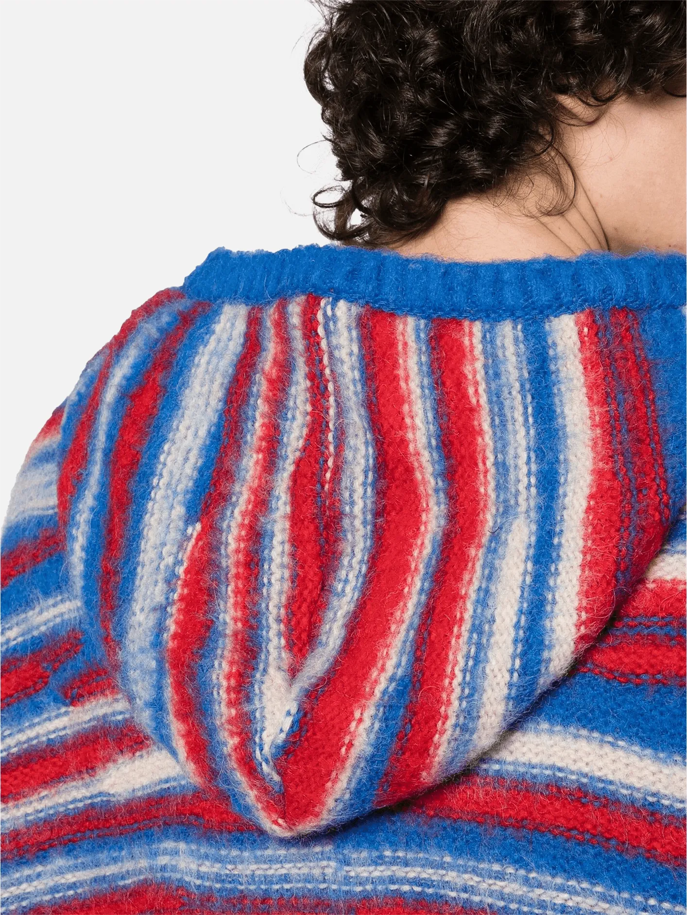 Oversized Hoodie - Red/Blue