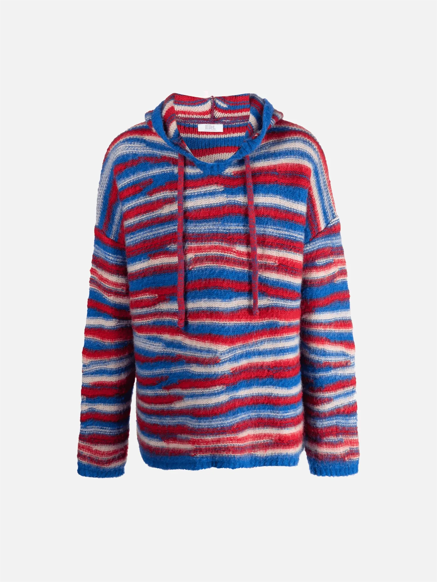 Oversized Hoodie - Red/Blue