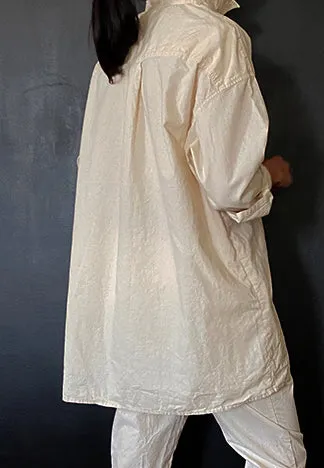OVERSIZED SHIRT RAW COTTON