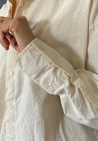 OVERSIZED SHIRT RAW COTTON