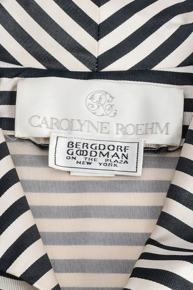 Oversized Striped Swing Coat