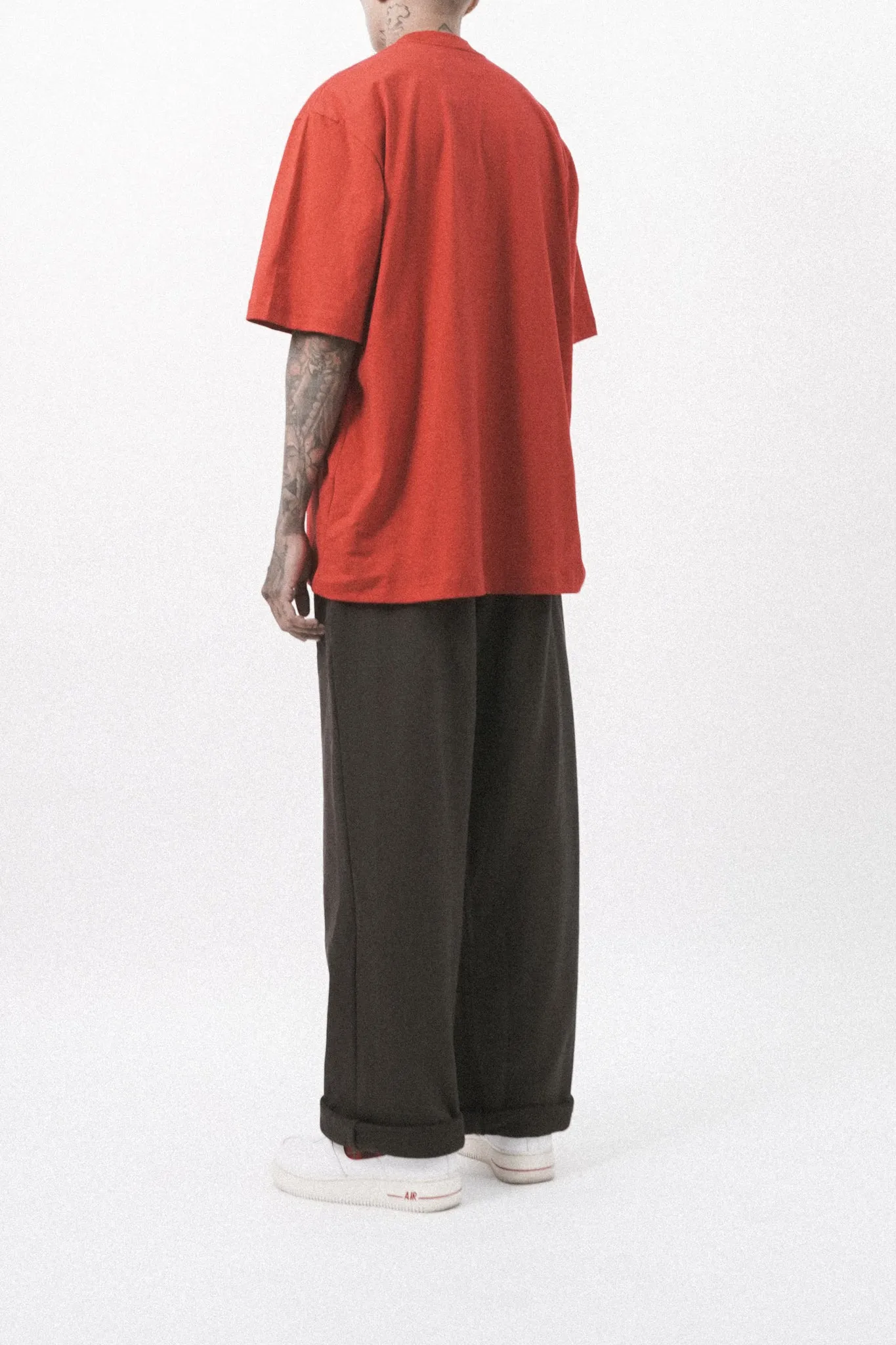 OVERSIZED TEE IN RARRI RED