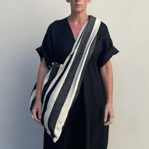 Oversized Tote Wide Stripe