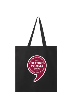 Oxford Comma Society Tote