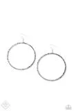 Paparazzi Wide Curves Ahead - Silver Earrings