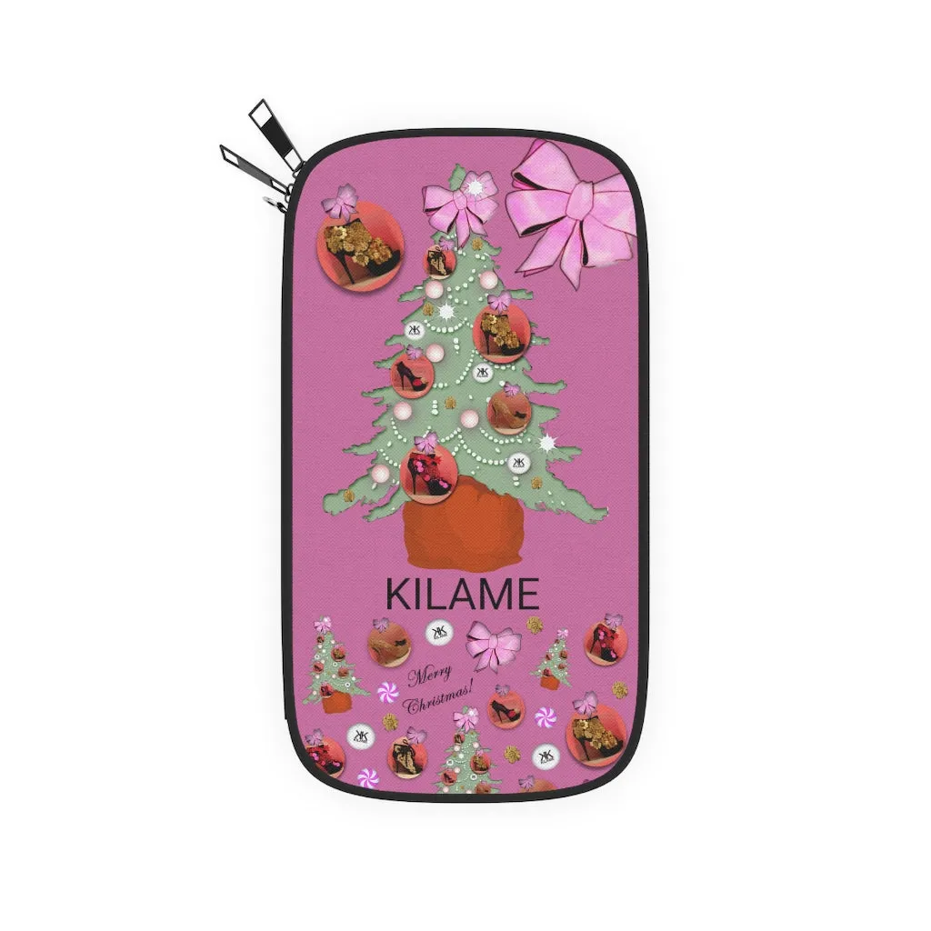 Passport Wallet 'Pink Christmas'