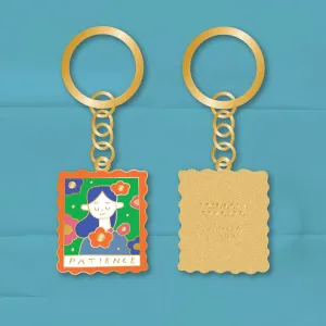 Patience {Enamel Keychain}