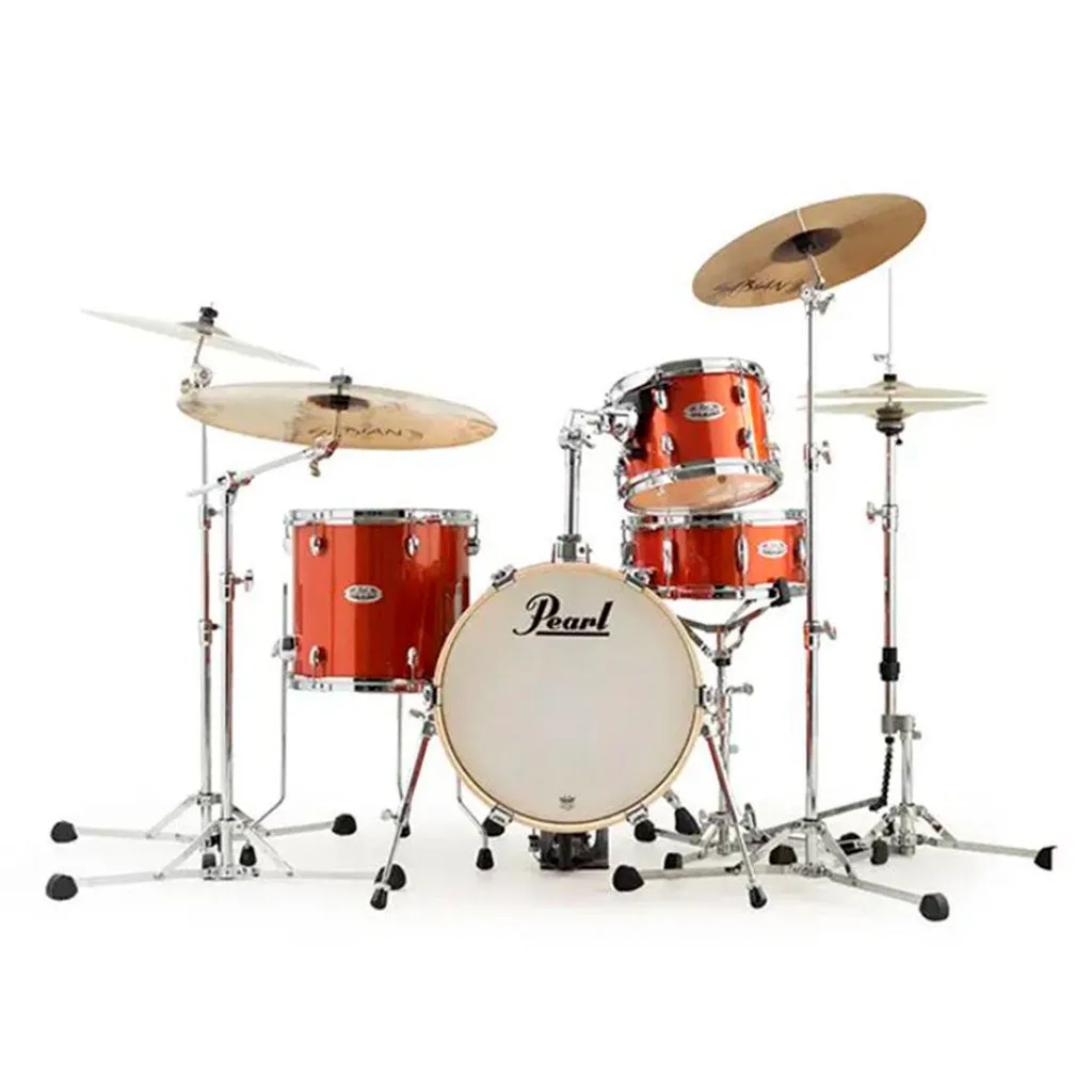 Pearl Midtown 4 Piece Kit w/ Hardware - Orange Crush