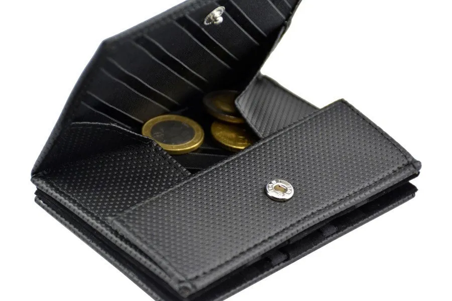 Pegasus Vinyl Black Dots Magic Coin Wallet