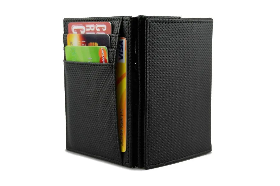 Pegasus Vinyl Black Dots Magic Coin Wallet