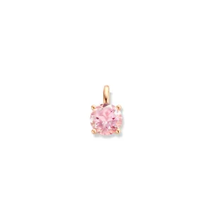 Pendentif motif - Or Rose, Améthyste Rose (064994/B)