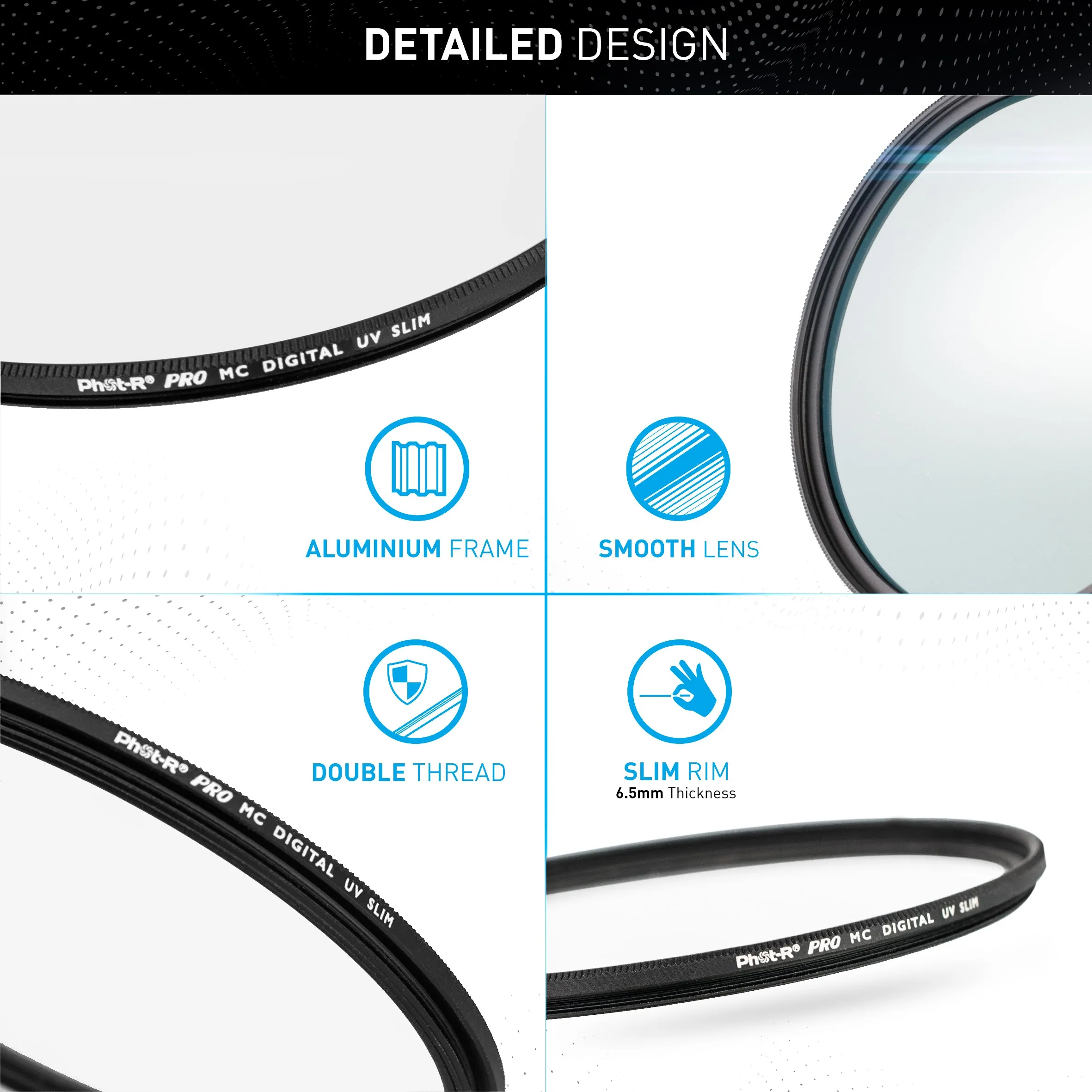 Phot-R 77mm Slim Ultraviolet Filter