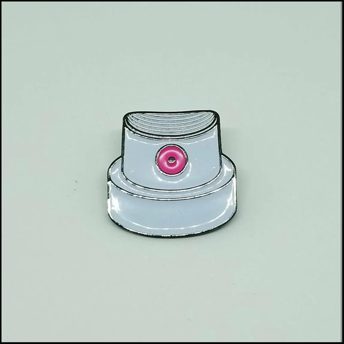 Pink Dot Spraycan Cap - Enamel Pin