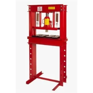 Pneumatic Shop Press With Gauge 20 Ton Hellog