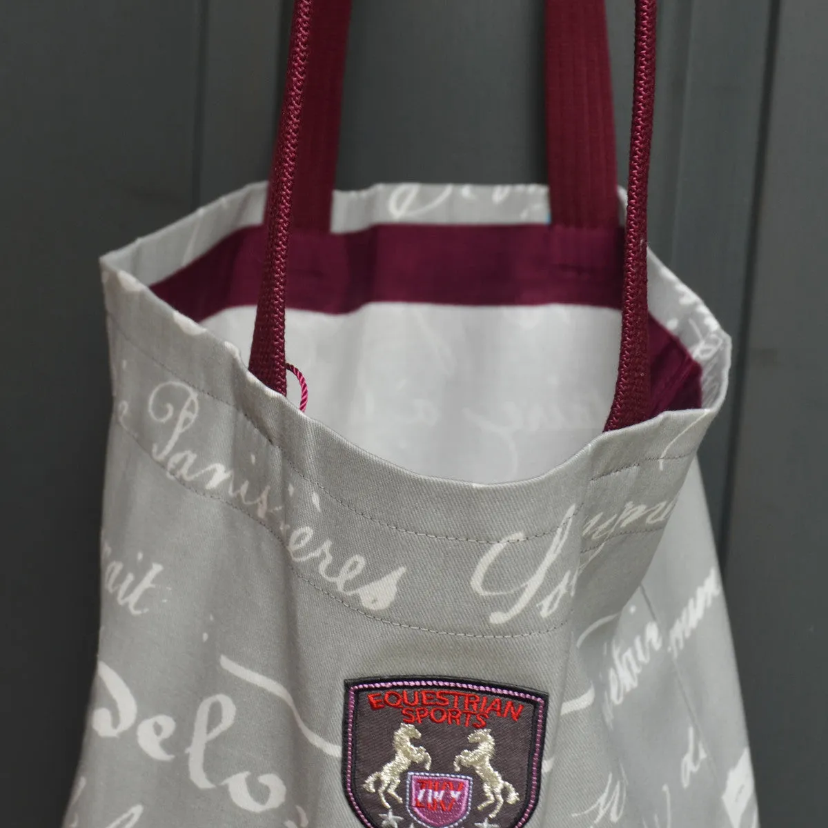 Polo Bag French Script Haze