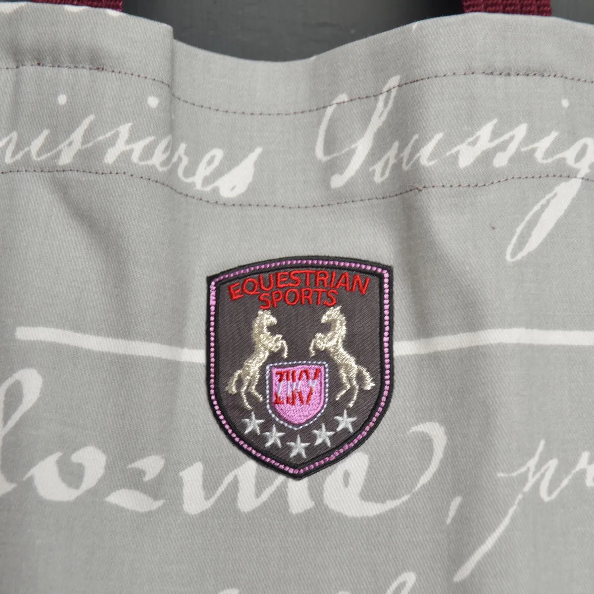 Polo Bag French Script Haze