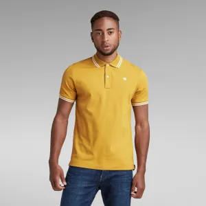Polo Dunda Slim Stripe Yellow