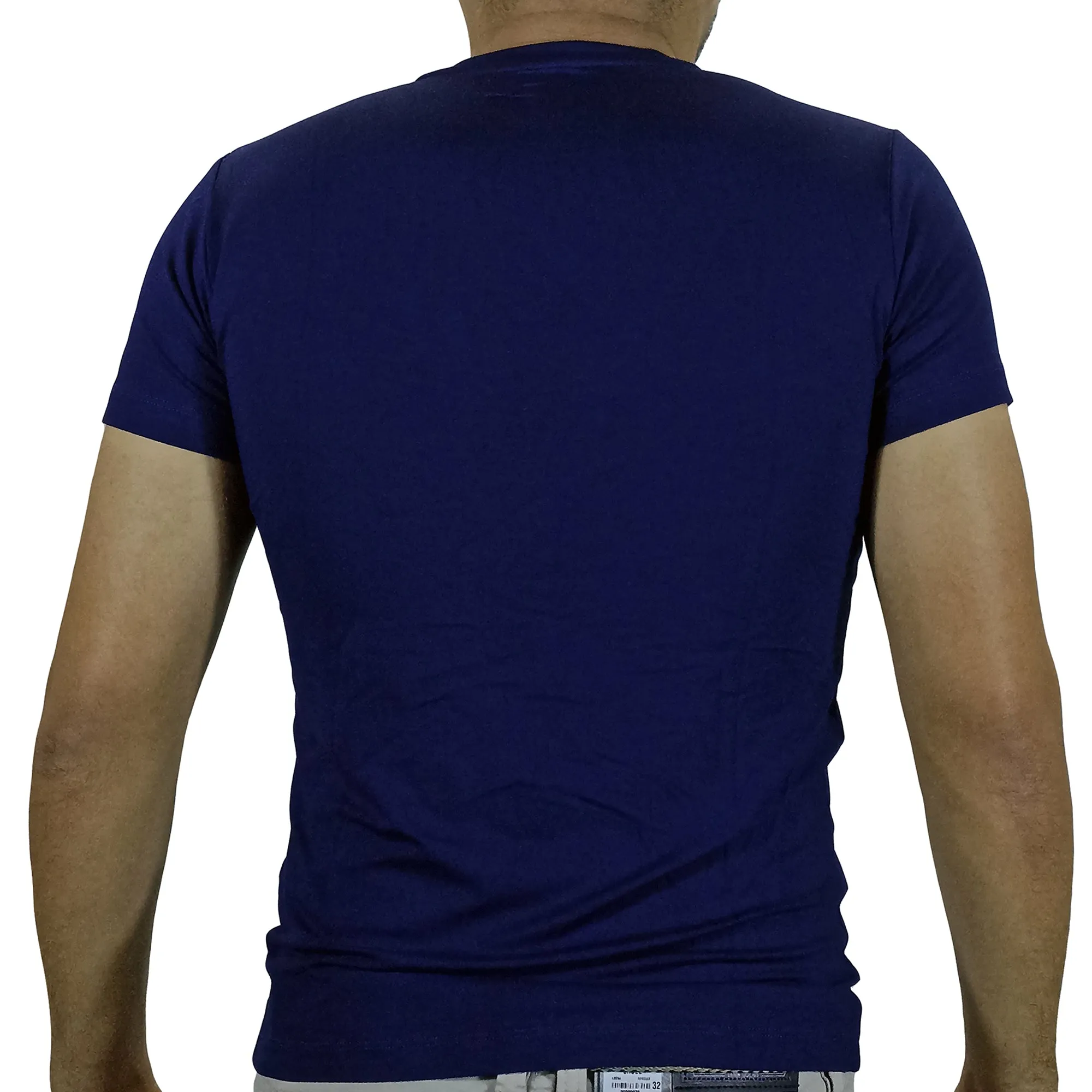 Polo Moda Lycrado Para Hombre - Azul