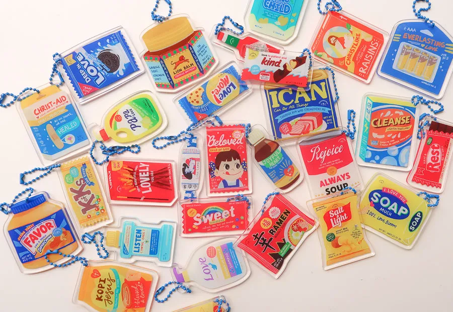 Power & Strength Chili Sauce {Acrylic Keychain}
