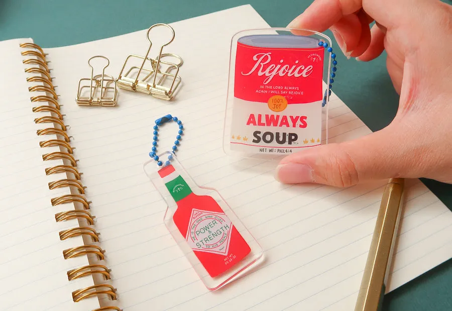 Power & Strength Chili Sauce {Acrylic Keychain}
