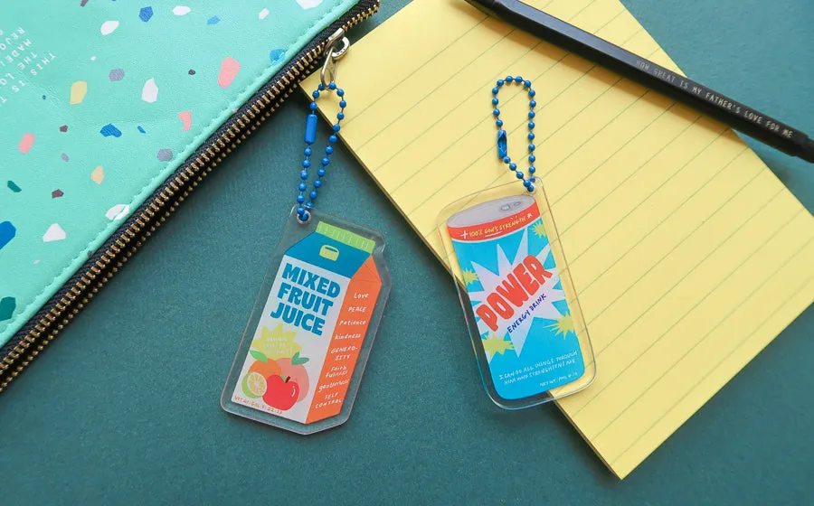 Power Energy Drink {Acrylic Keychain}