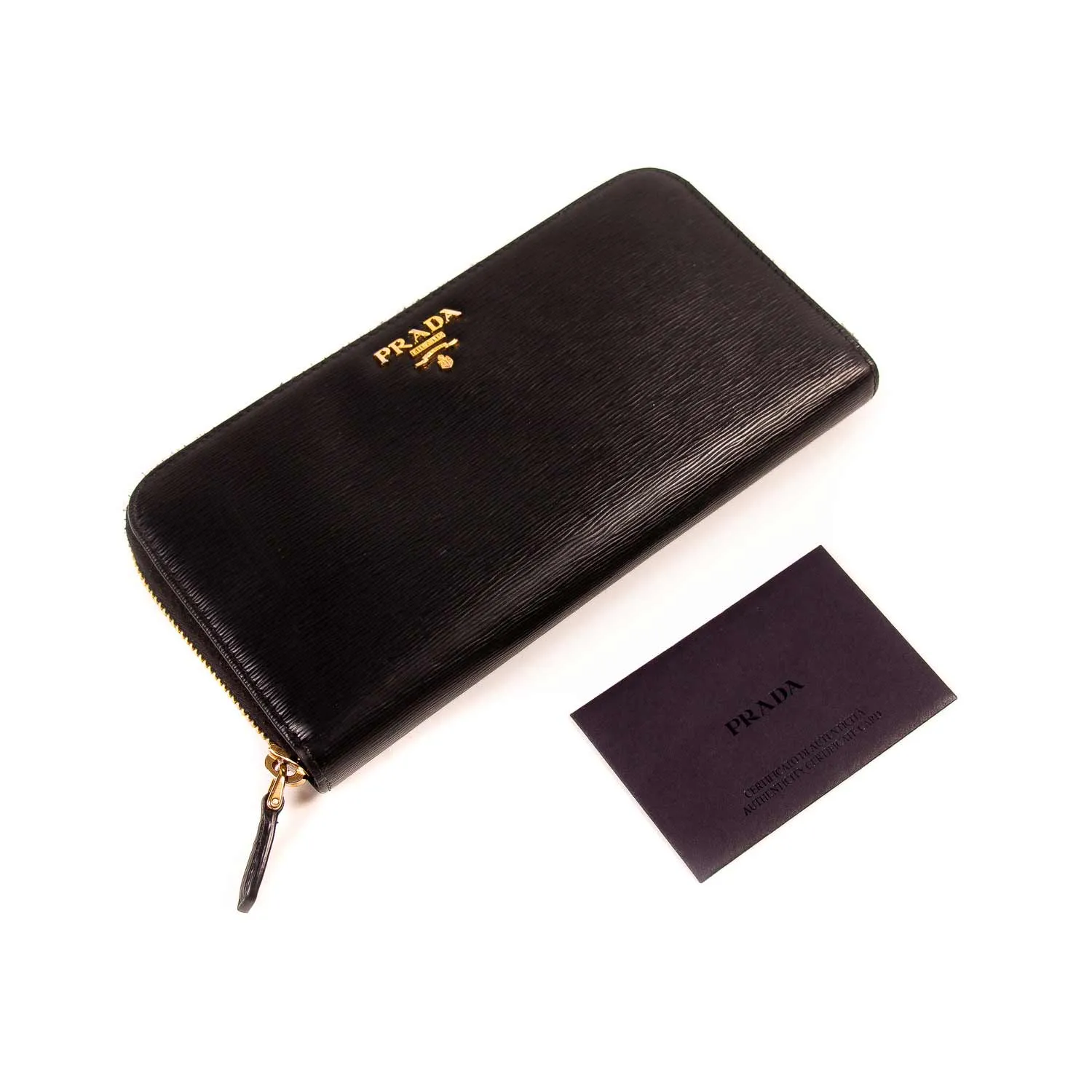Prada Saffiano Continental Wallet