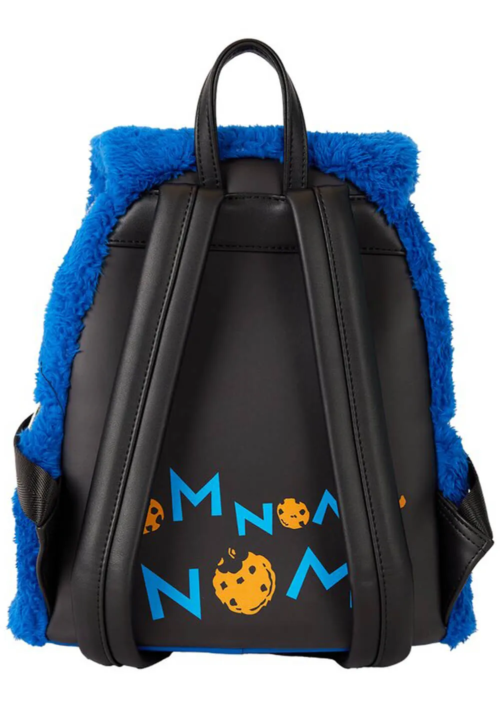 PRE-ORDER Loungefly Sesame Street Cookie Monster Plush Backpack Blue