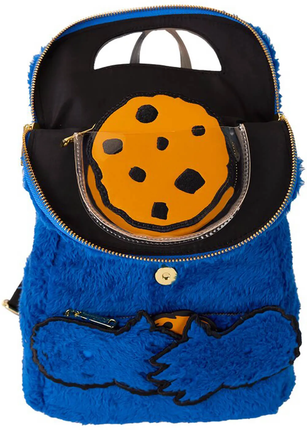 PRE-ORDER Loungefly Sesame Street Cookie Monster Plush Backpack Blue