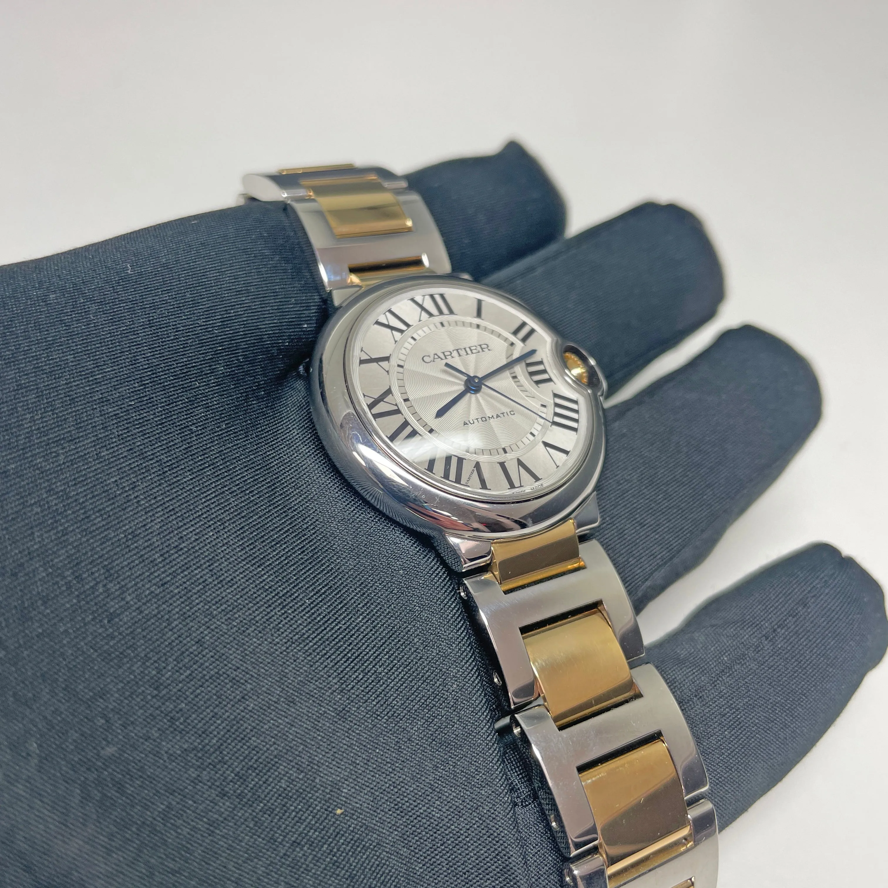 Pre-Owned Cartier Ballon 36mm Bleu De Cartier Steel & Gold W2BB0030