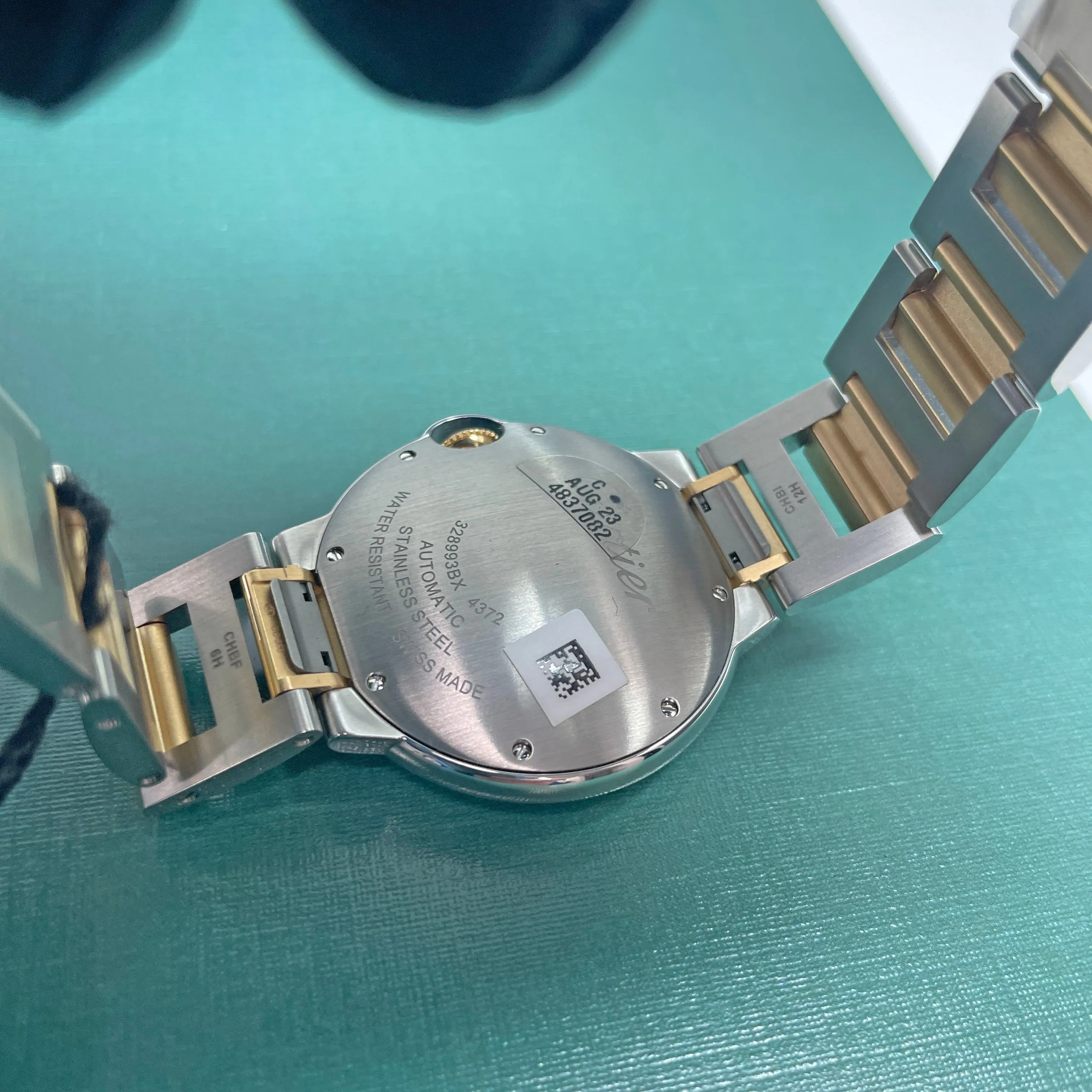 Pre-Owned Cartier Ballon 36mm Bleu De Cartier Steel & Gold W2BB0030