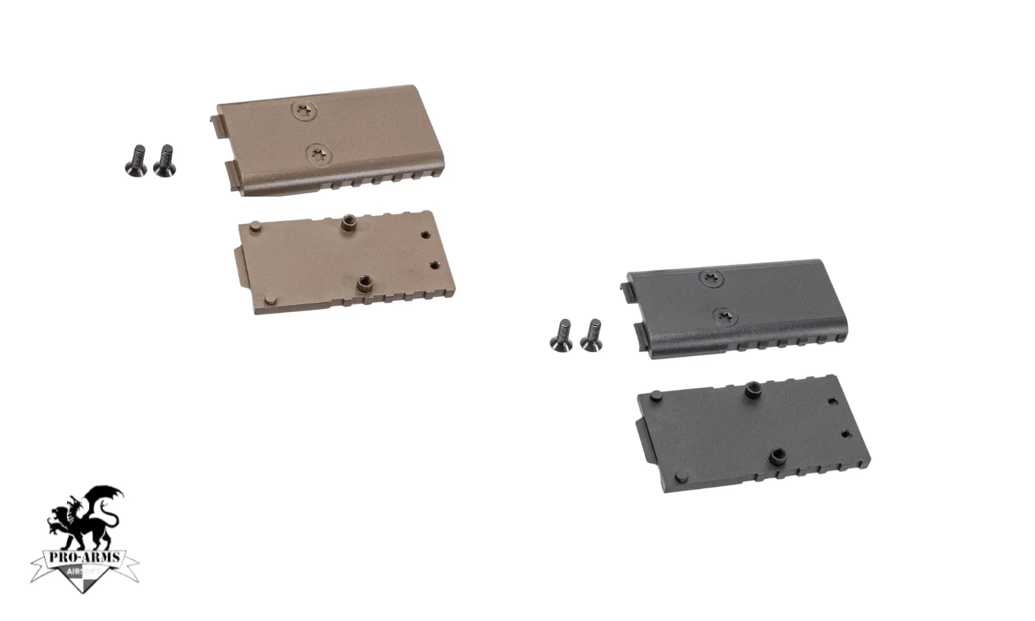 Pro Arms Aluminum Slide Set for Marui G17 G5 MOS GBB (Cerakote Version) (Black / FDE)