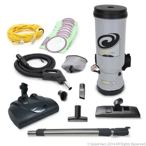 Proteam MegaVac 10qt Commercial Backpack Vacuum w/ Wessel Werk Head