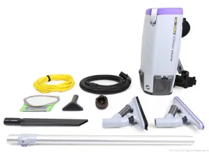 ProTeam Super Coach Pro 10 Qt. Backpack Vacuum W/ ProBlade Tool Kit # 107538