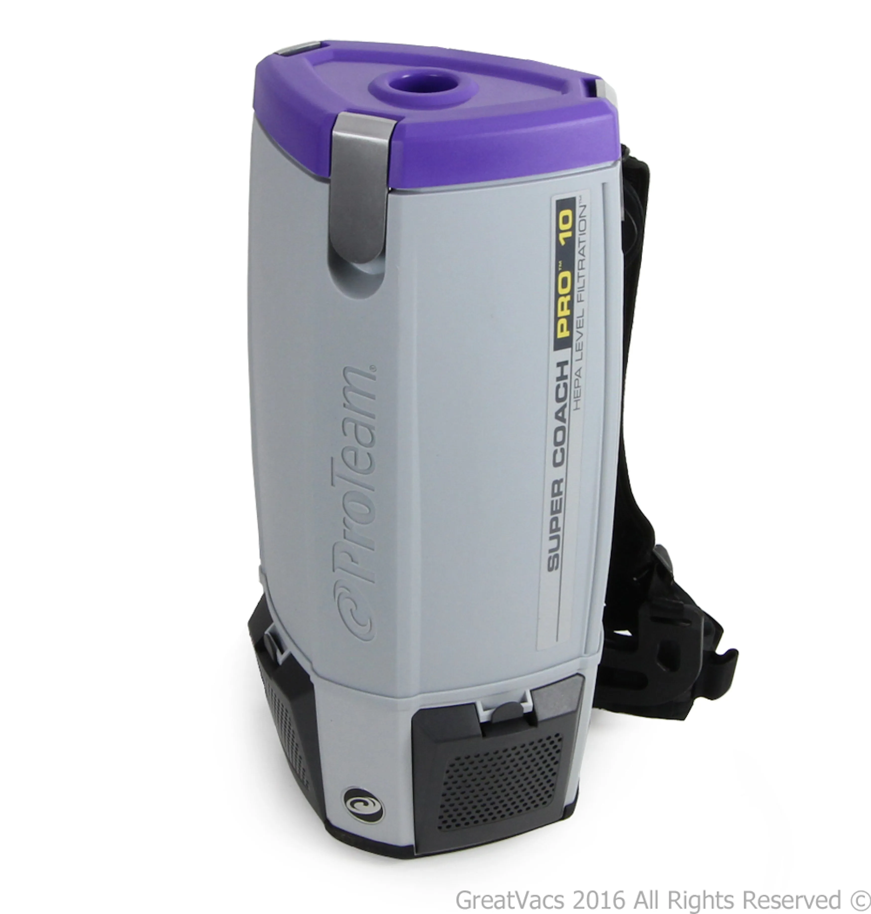 ProTeam Super Coach Pro 10 Qt. Backpack Vacuum W/ ProBlade Tool Kit # 107538