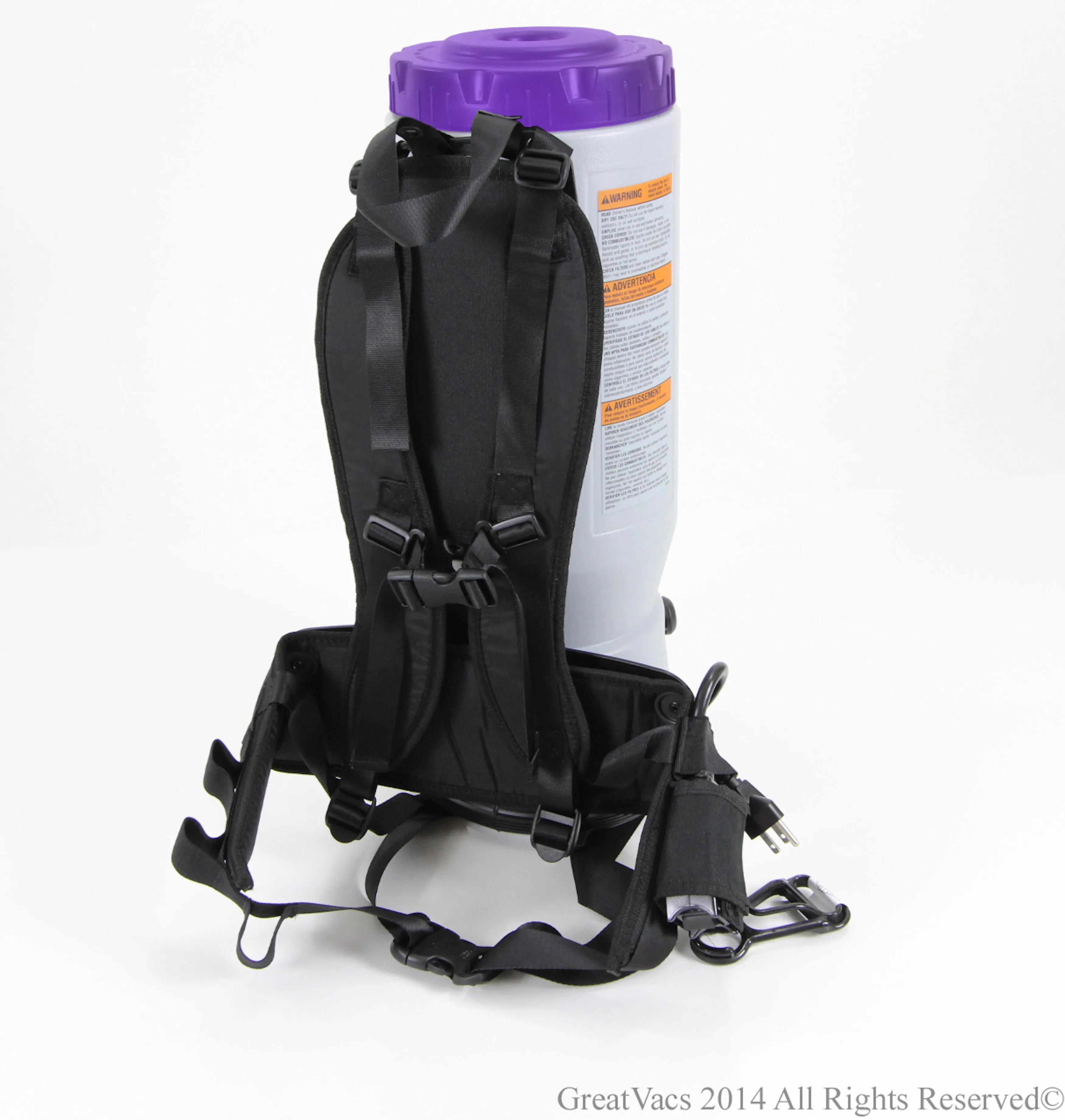 Proteam Super QuarterVac Commercial Backpack Vacuum with Pro Blade Kit