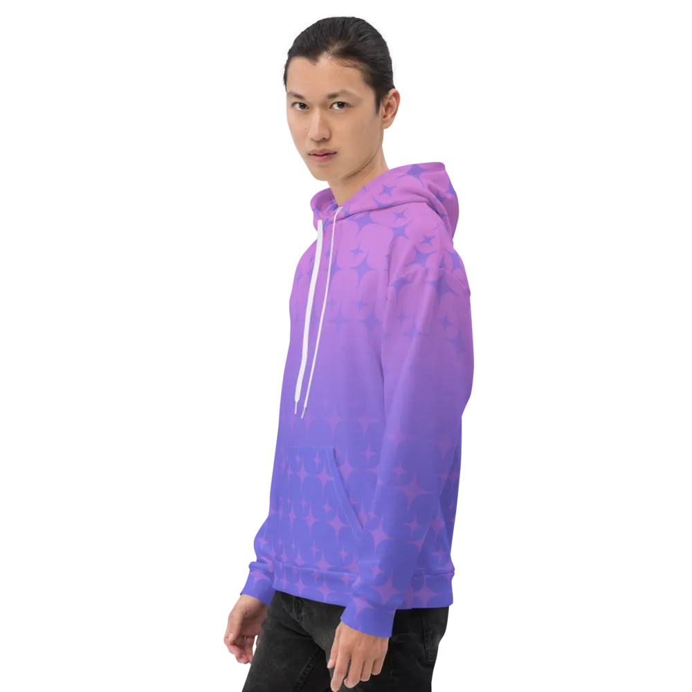 Purple Ghost Sparkle Hoodie (Adult XS-3XL)
