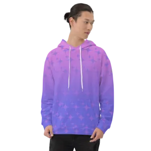 Purple Ghost Sparkle Hoodie (Adult XS-3XL)