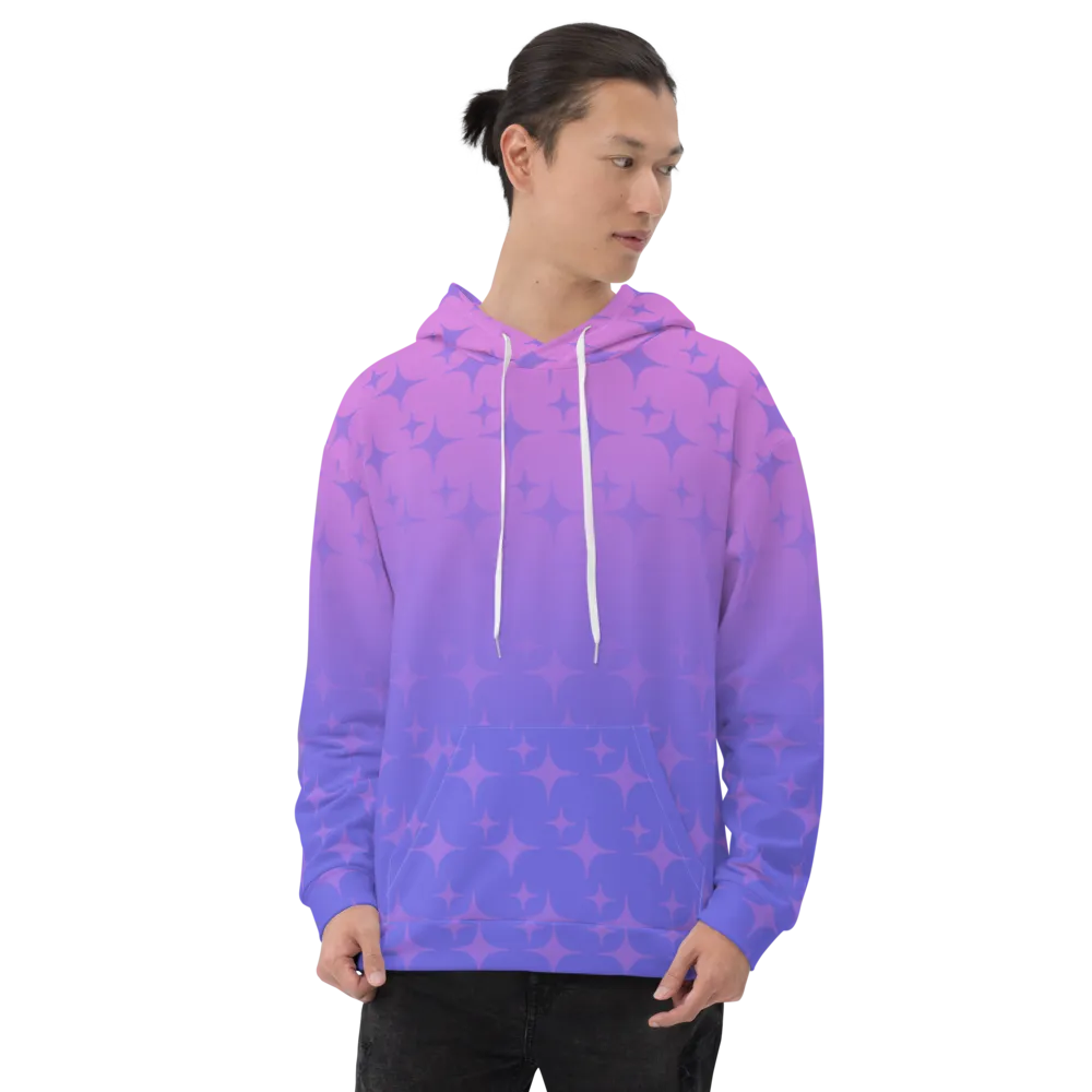 Purple Ghost Sparkle Hoodie (Adult XS-3XL)