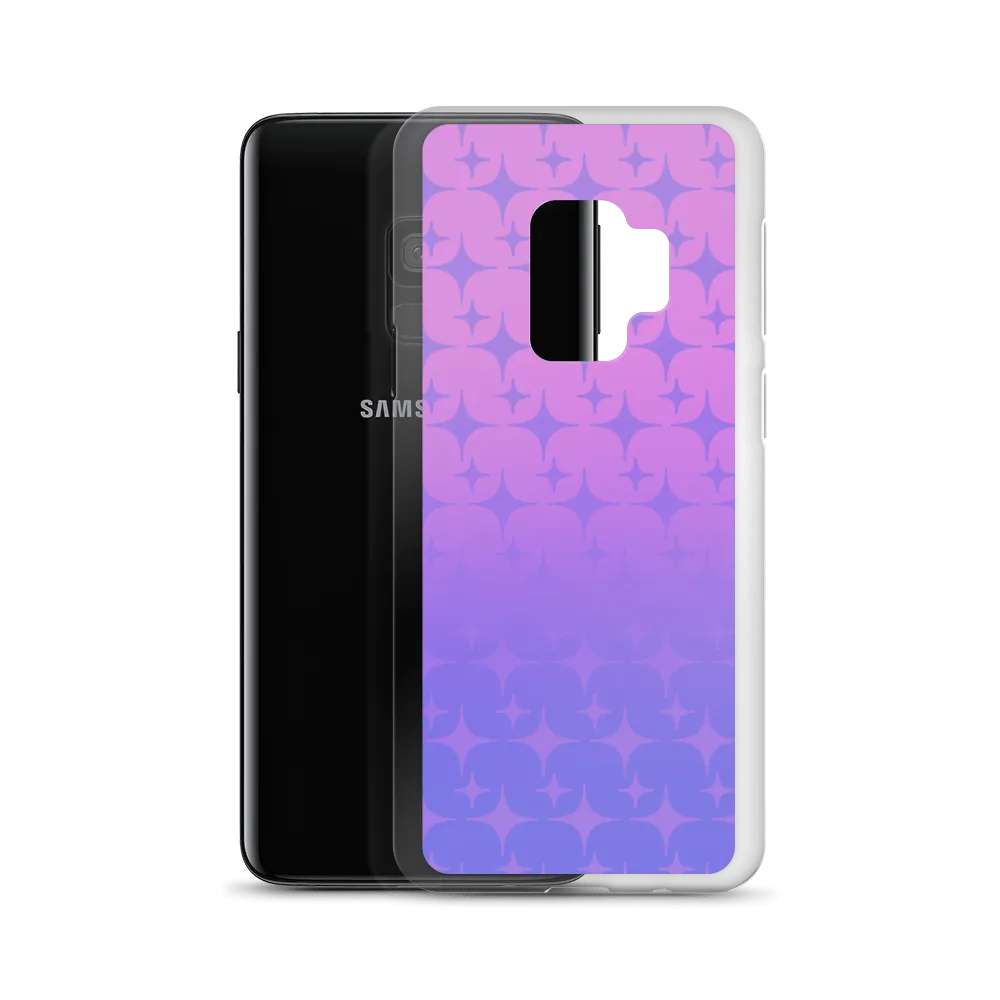 Purple Ghost Sparkle Phone Case (Samsung Galaxy S7/S7 Edge/S8/S8 /S9/S9 /S10/S10 /S10e/S20/S20 Plus/S20 Ultra)