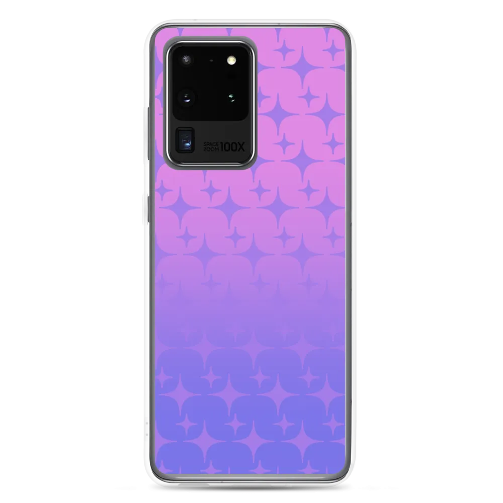 Purple Ghost Sparkle Phone Case (Samsung Galaxy S7/S7 Edge/S8/S8 /S9/S9 /S10/S10 /S10e/S20/S20 Plus/S20 Ultra)