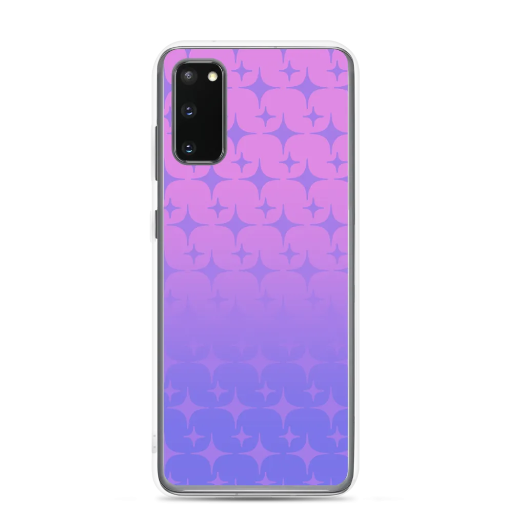 Purple Ghost Sparkle Phone Case (Samsung Galaxy S7/S7 Edge/S8/S8 /S9/S9 /S10/S10 /S10e/S20/S20 Plus/S20 Ultra)