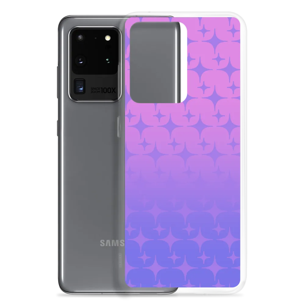Purple Ghost Sparkle Phone Case (Samsung Galaxy S7/S7 Edge/S8/S8 /S9/S9 /S10/S10 /S10e/S20/S20 Plus/S20 Ultra)
