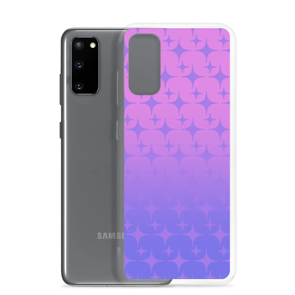 Purple Ghost Sparkle Phone Case (Samsung Galaxy S7/S7 Edge/S8/S8 /S9/S9 /S10/S10 /S10e/S20/S20 Plus/S20 Ultra)