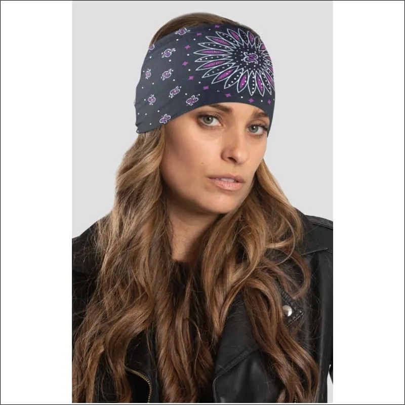 PURPLE SUNRISE PAISLEY WITH GEMS EZ BANDZ