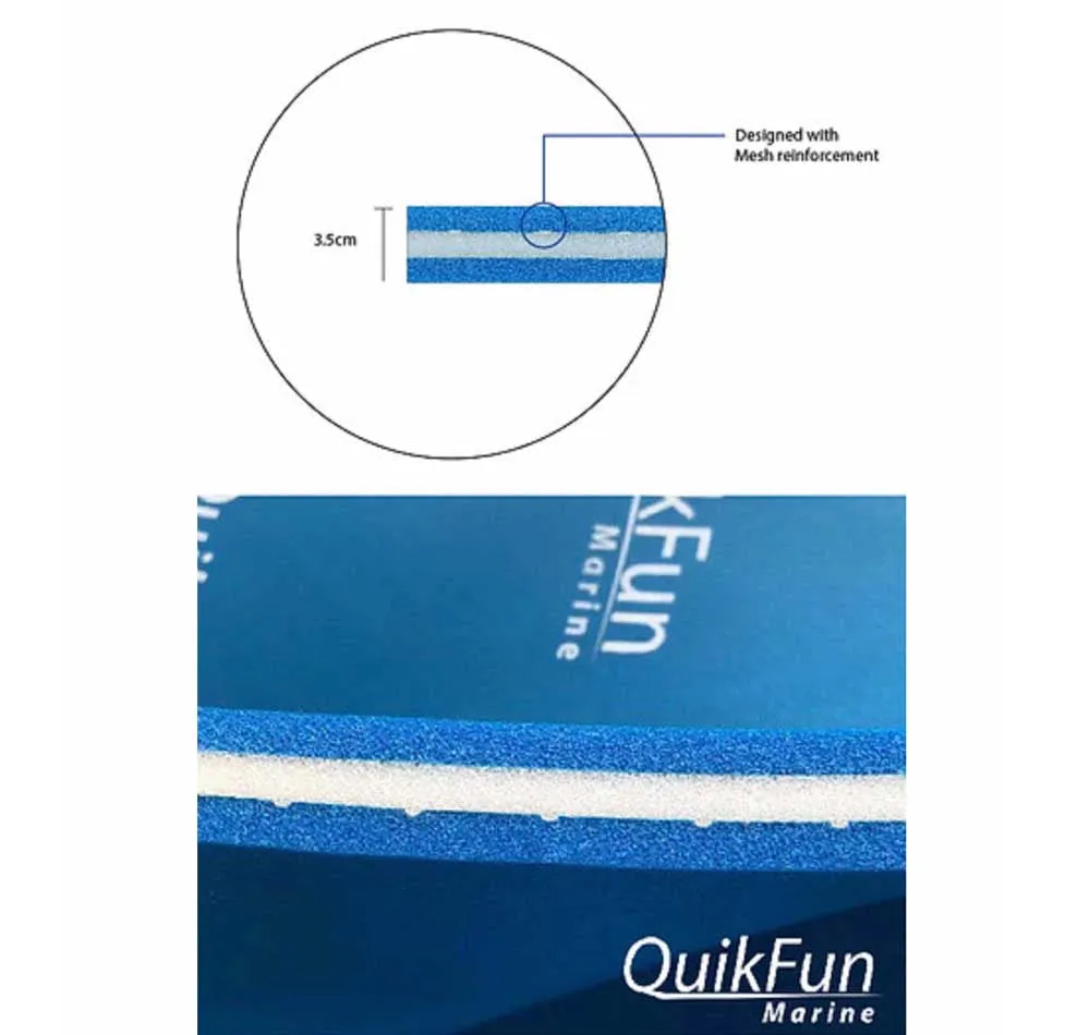 QuikFun Marine QuikMat 6m x 1.8m Floating Foam Mat