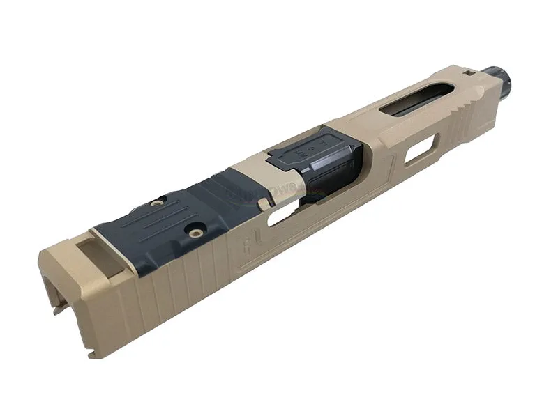 Ready Fighter FI Style MK2 Slide with (Bronze / Black) Barrel Set For Marui G18C/17 GBB