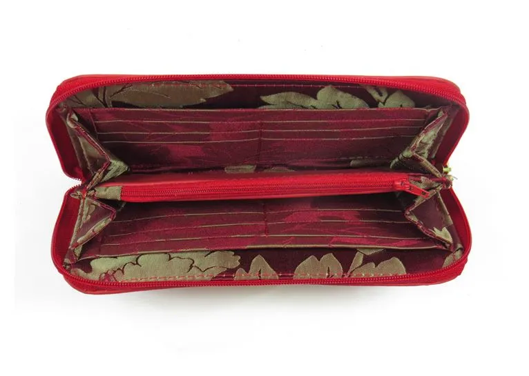Red Leather Wallet