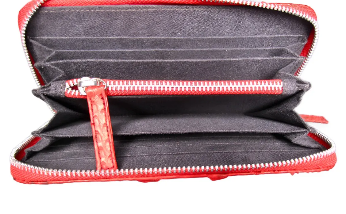 Red Zippy Wallet