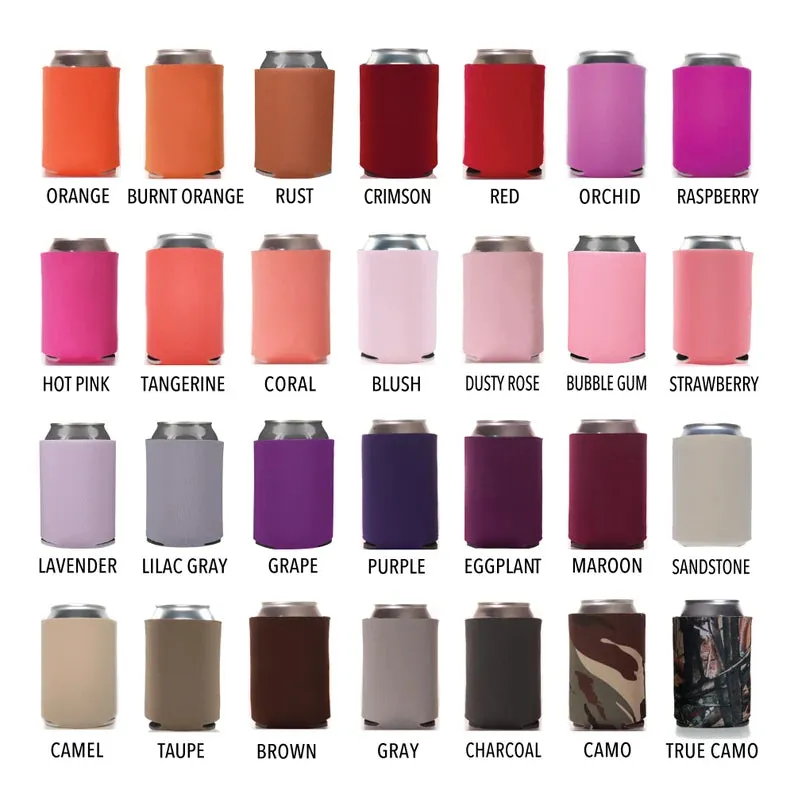 Regular & Slim Can Cooler Wedding Package #192RS - Custom Pet Illustration